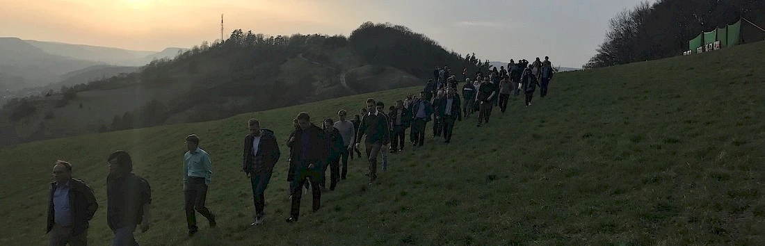 Teamevent Hallen Wanderung