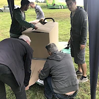 Teambuilding Bauphase Seifenkistenrennen