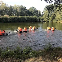Betriebsausflug auf dem Wasser