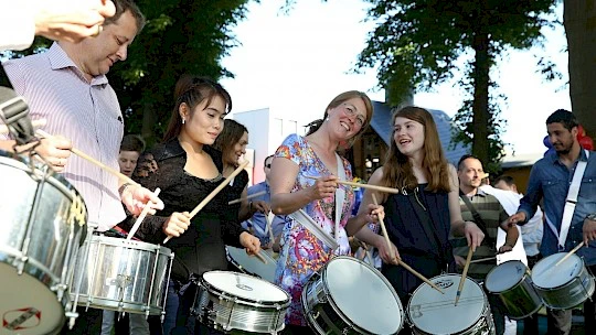 Teamdrumming Teamtrommeln